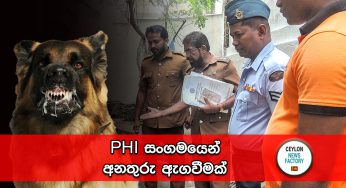 PHI සංගමයෙන් අනතුරු ඇගවීමක් !