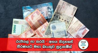 රුපියල පා කරයි – අගය නිදහසේ තීරණයට මහ බැංකුව සුදානමින් !