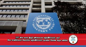 IMF ණය ගැන මුදල් අමාත්‍යාංශ ලේකම්වරයාට හෝ මහා භාණ්ඩාගාර නියෝජ්‍ය ලේකම්වරයාට ලැබෙන විශේෂ බලය මෙන්න !
