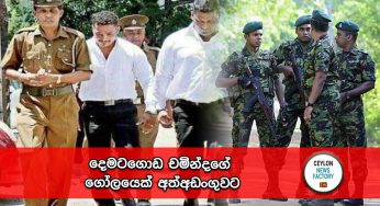 දෙමටගොඩ චමින්දගේ ගෝලයෙක් අත්අඩංගුවට !