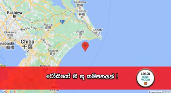 ටෝකියෝ හි භූ කම්පනයක් !