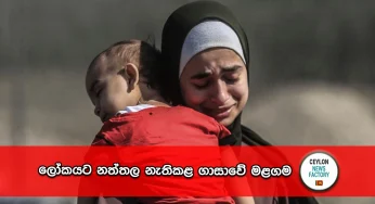 ලෝකයට නත්තල නැතිකළ ගාසාවේ මළගම!