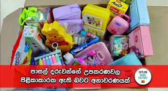දරුවන්ගේ ජිවිත අනතුරේ – පාසල් දරුවන්ගේ උපකරණවල පිළිකාකාරක ඇති බවට අනාවරණයක් !
