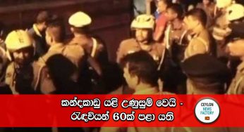 කන්දකාඩු යළි උණුසුම් වෙයි – රැඳවියන් 60ක් පළා යයි !