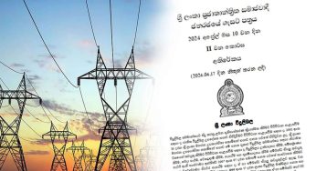 නව විදුලිබල පනතට කථානායක අත්සන් තබයි !