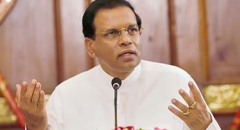 එල්ල වෙන චෝදනා වලට මෛත්‍රීපාල සිරිසේනගෙන් පිලිතුරු!