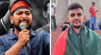අරගලයේ ශිෂ්‍ය නායකයින් දෙදෙනෙක් බංග්ලාදේශයේ කැබිනට් මණ්ඩලයට !