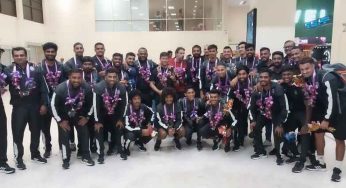 ජයග්‍රාගී පාපන්දු කණ්ඩායම දිවයිනට !