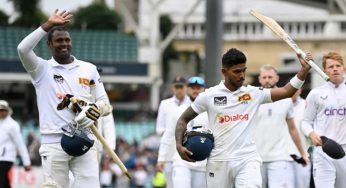 පැතුම් නිස්සංක ඇතුළු ශ්‍රී ලංකා ටෙස්ට් කණ්ඩායම ක්‍රිකට් වාර්තා අලුත් කරයි !