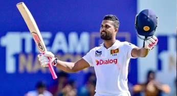 පළමු දිනයේ සියලු ගෞරව ශ්‍රී ලංකාවට හිමි කරදෙමින් චන්දිමාල්ගෙන් අනර්ඝ ශතකයක් !