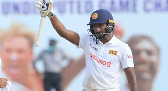 කමිඳු මෙන්ඩිස් සිය 5 වැනි ටෙස්ට් ශතකය වාර්තා කරයි !