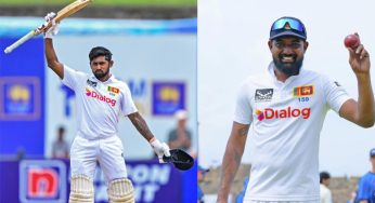 කමිඳු සහ ප්‍රභාත් සැප්තැම්බර් මස හොඳම ක්‍රීඩකයාට හිමි සම්මානයට නිර්දේශ වෙයි !
