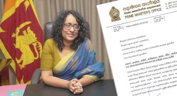 අග්‍රාමාත්‍යවරියගේ සහ අමාත්‍යවරුන්ගේ ඡායාරූප හා පණිවුඩ උපුටා ගැනීමේදීත් ලිඛිත අවසර ලබාගත යුතුයි !
