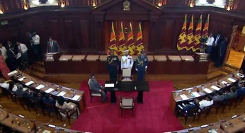 නව රජයේ අමාත්‍ය මණ්ඩලය දිවුරුම් දෙයි – දිවුරුම් දුන් අමාත්‍යවරුන් මෙන්න !