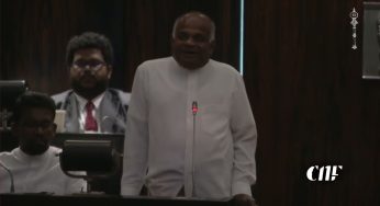 ඉතිහාසගත වූ පාර්ලිමේන්තුව කල් තැබීමේ යෝජනාව !