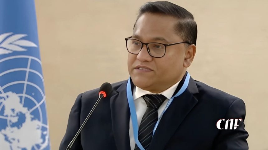 මානව හිමිකම් තහවුරු කිරීමට නැව​ත කැපවෙන​වා - විජිත හේර​ත් ජිනීවාහිදී එක්සත් ජාතීන්ගේ මානව හිමිකම් කවුන්සිලය අමතමින් කියයි!