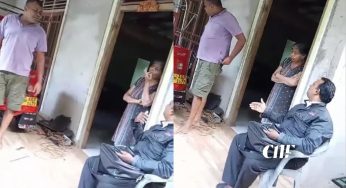 Facebook එකෙන් ආණ්ඩුවට බැන්නයි අනතුරු ඇඟවීමේ නිලධාරියෙක් ගෙදරට (VIDEO)