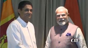 නරේන්ද්‍ර මෝදි විපක්ෂ නායක සජිත් ප්‍රේමදාස හමුවෙයි!