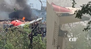 ඉන්දියාවේ අහමද්බාද්හි මගීන් 242ක් රැගත් ගුවන් යානයක් අනතුරකට ලක්වෙයි!